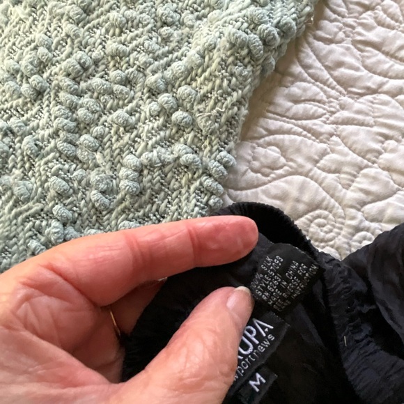 Boutique Europa 100% Silk Crinkled Maxi Skirt Medium - Picture 5 of 7